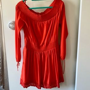 Coral Abercrombie & Fitch Dress - never worn